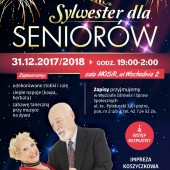 Plakat promujący Sylwester dla Seniorów