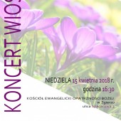 Plakat promujący koncert