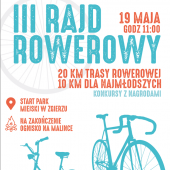 Plakat promujący rajd