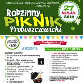 Plakat promujący piknik