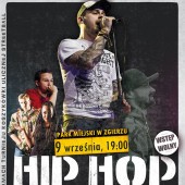 Plakat promujący koncert Hip-Hop