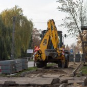 Prace remontowe chodnika na ul. 3 Maja