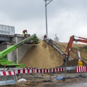 Roboty na wiadukcie - ul. Piłsudskiego/Szczawińska w Zgierzu