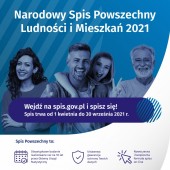 Plakat informacyjny z przedłożoną datą zakończenia spisu