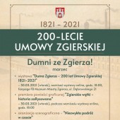 Program obchodów 200-lecia Umowy Zgierskiej w marcu 2021 r.