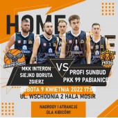 Plakat promujący mecz