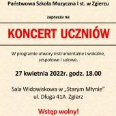 plakat informacyjny