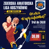 Plakat informujący o zapisach