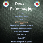 Plakat promujący koncert