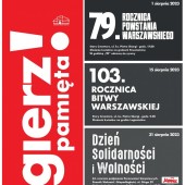Plakat "Zgierz pamięta!"