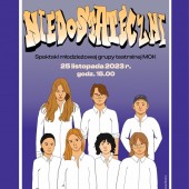 Plakat promujący premierę spektaklu - grafika Alicja Ślaska