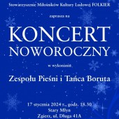 Plakat promujący koncert