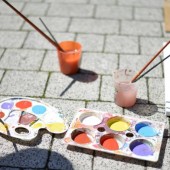 farby i pędzelki do malowania - foto CKD