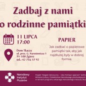 Zadbaj z nami o rodzinne pamiątki!