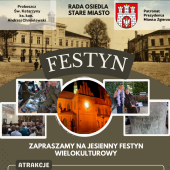 Plakat promujący festyn