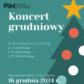 Plakat promujący koncert