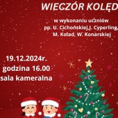 Plakat promujący koncert