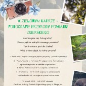 Plakat promujący konkurs fotograficzny
