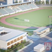 Wizualizacja: stadion MOSiR po modernizacji