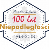 Logo Miasto Zgierz 100 lat Niepodległości