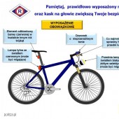 infografika - wyposażenie roweru