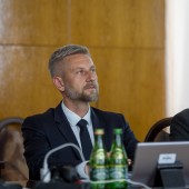 Przemysław Staniszewski podczas Sesji Rady Miasta Zgierza w dniu 30 czerwca 2022 roku
