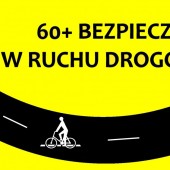 Baner akcji 60+ bezpieczni w ruchu drogowym