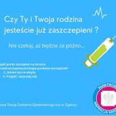 Grafika - Czy Ty i Twoja rodzina jesteście już zaszczepieni