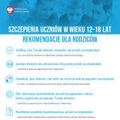 Rekomendacje dla rodziców uczniów w wieku 12-18 lat