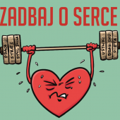 Grafika "Zadbaj o serce" - fundacjaneuca.pl