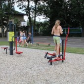 Plac przy ul. Kasztanowej po zakończeniu inwestycji
